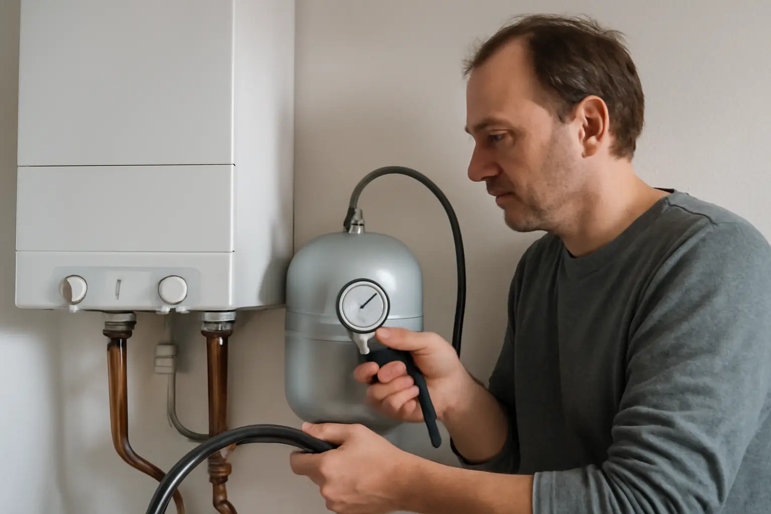 Как накачать расширительный бак котла Baxi: 7 шагов